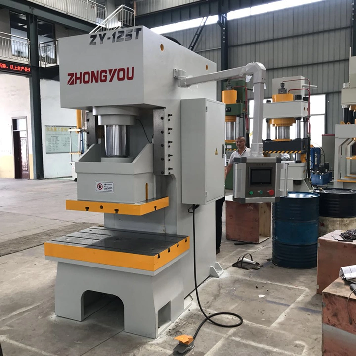 Deep Throat High Speed C Frame CNC Hydraulic Punching Machine 125ton