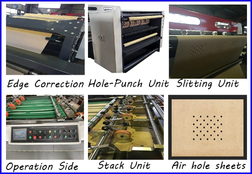 Rotary-Blade Sheeting Machine with Touch Screen Computer Interface Control Servo Hole Punching Inline for Banana Packing